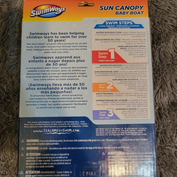 Swimways Sun Canopy Baby Boat- Palm Tree - Picture 5 of 7